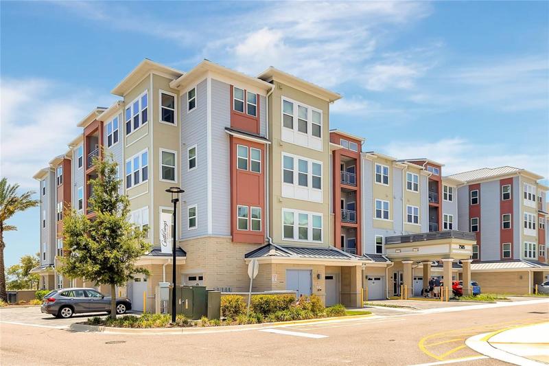 This 3 Bedroom, 2 Full Bath Dogwood floor plan offers a bright open interior that feels like a single family home with ceramic tile and wood floors in the main living areas, BALCONY and a great location near the Clubhouse for easy access to the RESORT-STYLE AMENITIES!