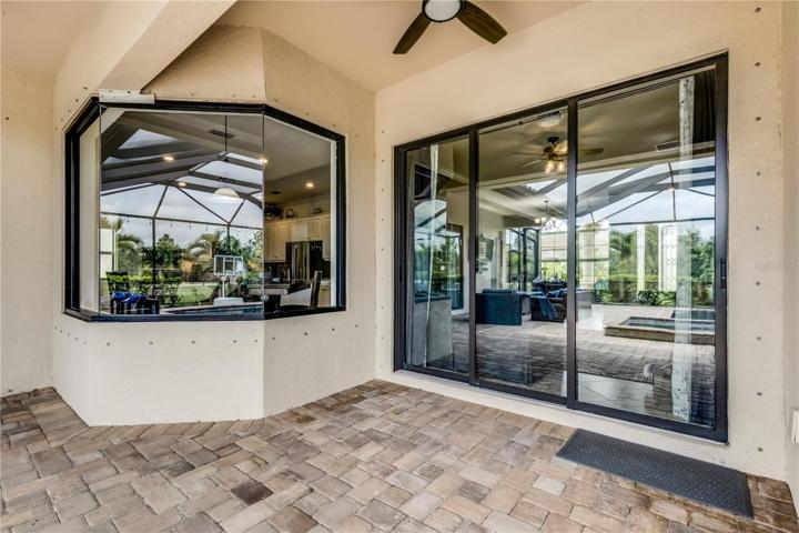 Glass doors to Living Room 1