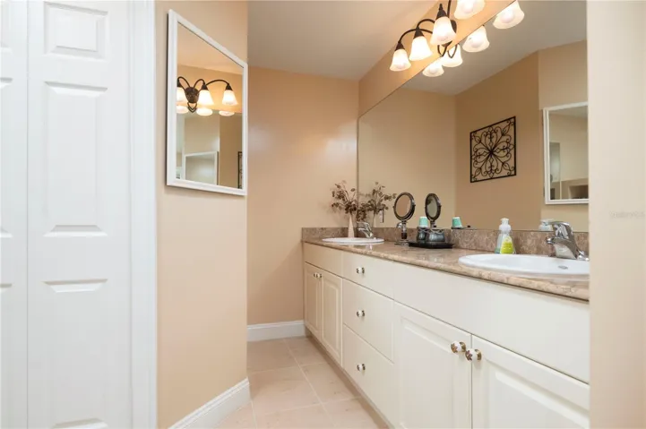 Primary Bath  with Double sinks