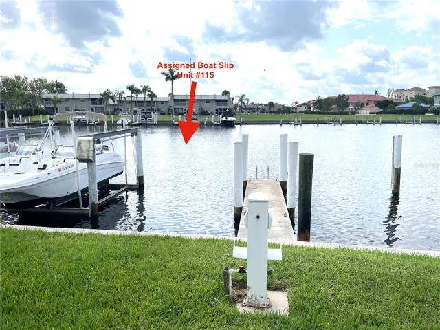 Assigned Boat slip for #115