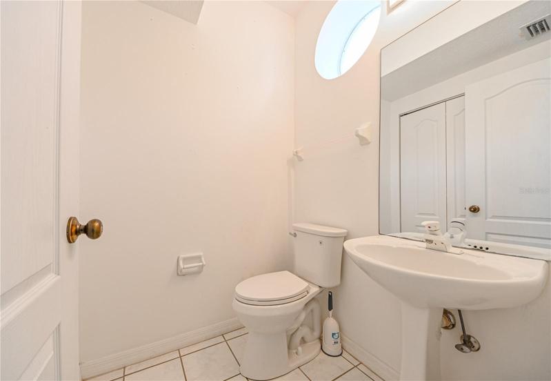 Half Bath Off of Kitchen - On 2nd Floor of Unit