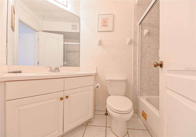 2nd Bedroom's Bath - On 3rd Floor of Unit