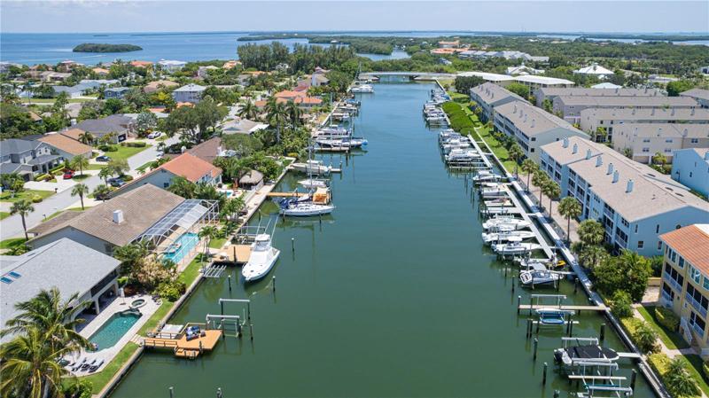 Aerial View of Waterway