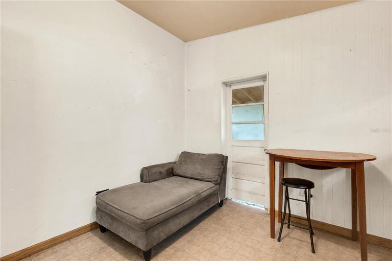 2nd bedrm with exit to back yard
