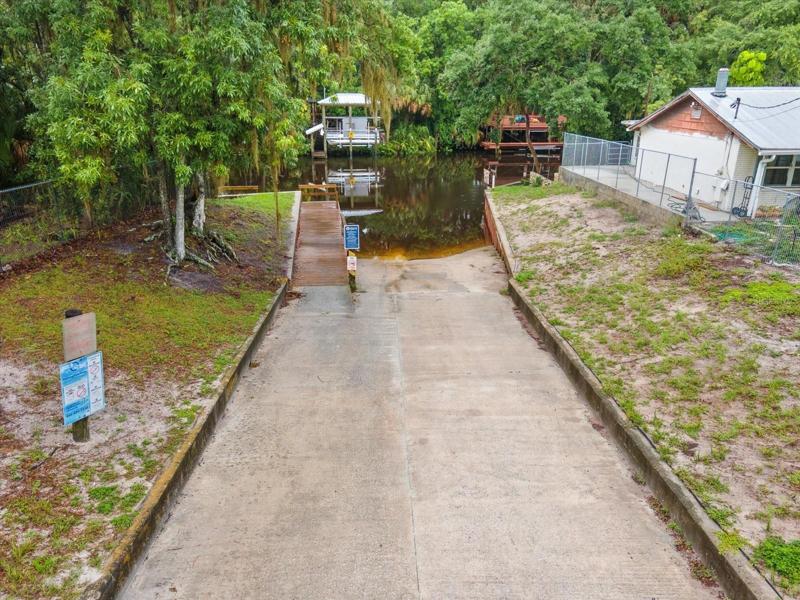 Brandon Boat Ramp after a BIG rain!