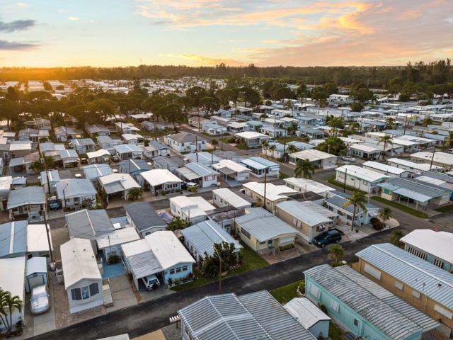 Aerial view showing the community