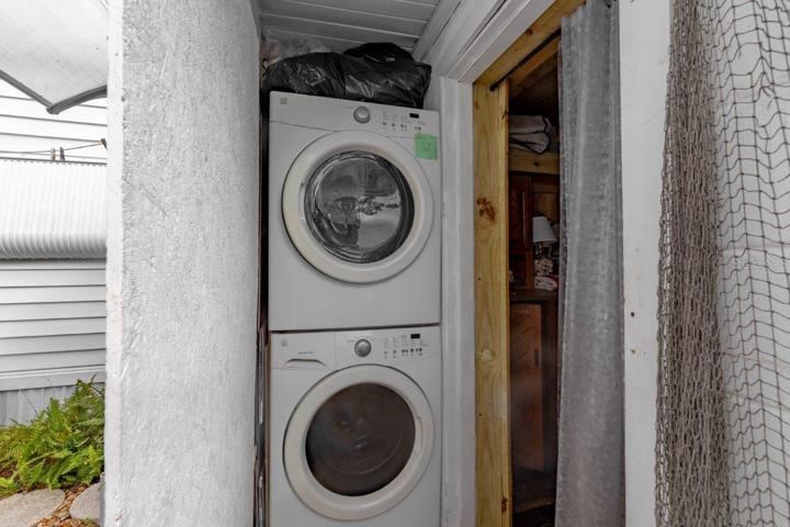 Washer and Dryer in the secondary building