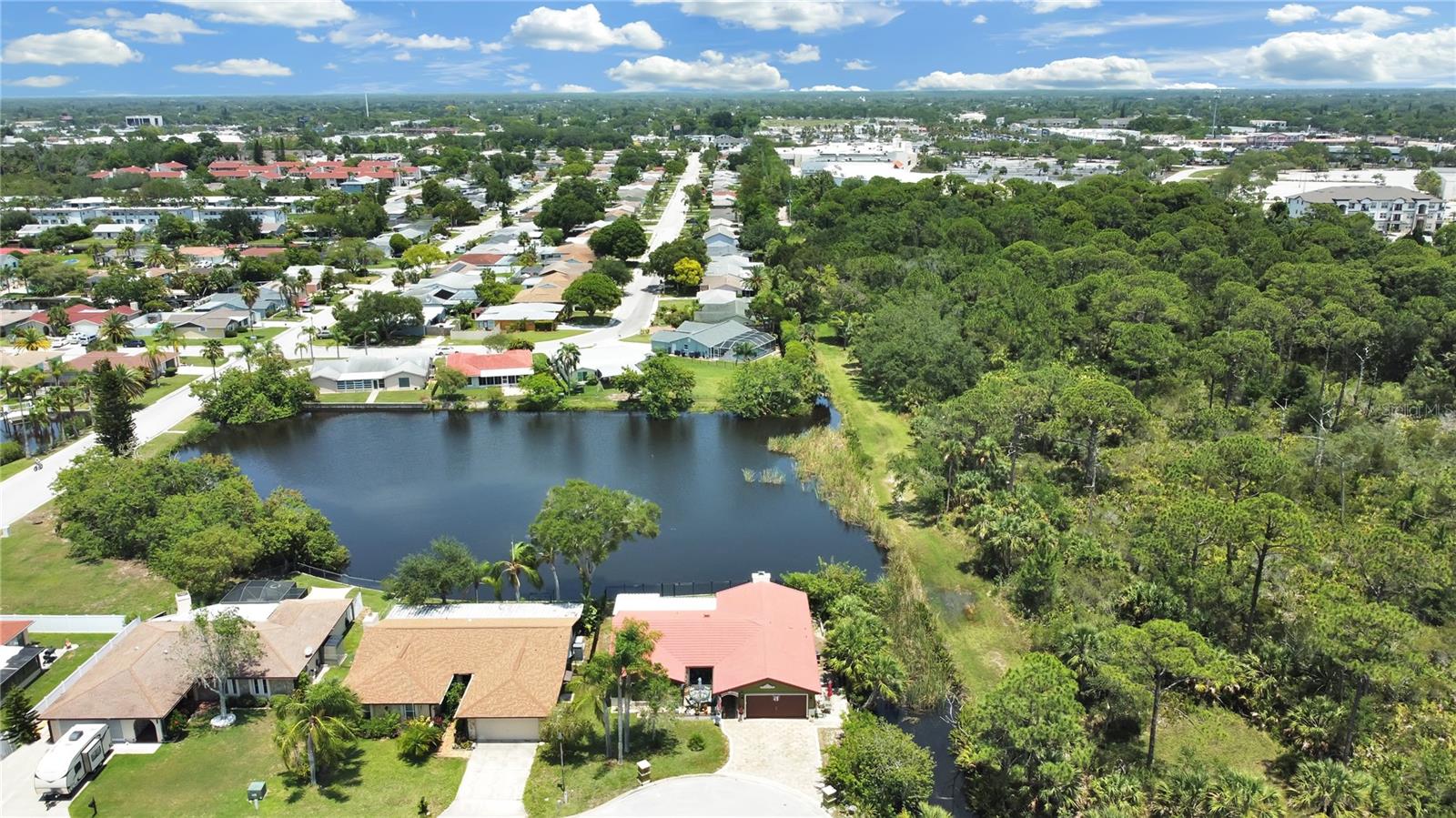 SKYVIEW LOOKING INLAND TOWARDS DISNEY - YOUR HOME IS ON THE RIGHT