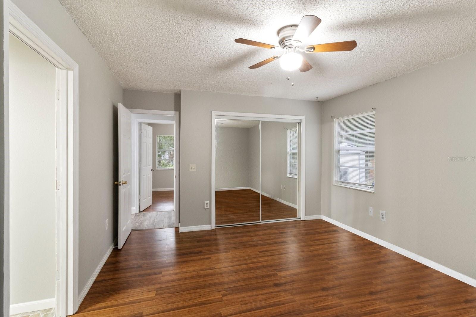 Master Bedroom w/ Bypass Closet Doors