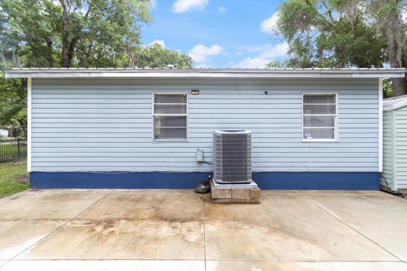 Rear of Home w/ Large Patio