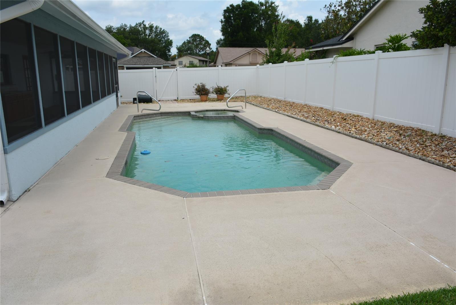 Cool off in the welcoming pool!