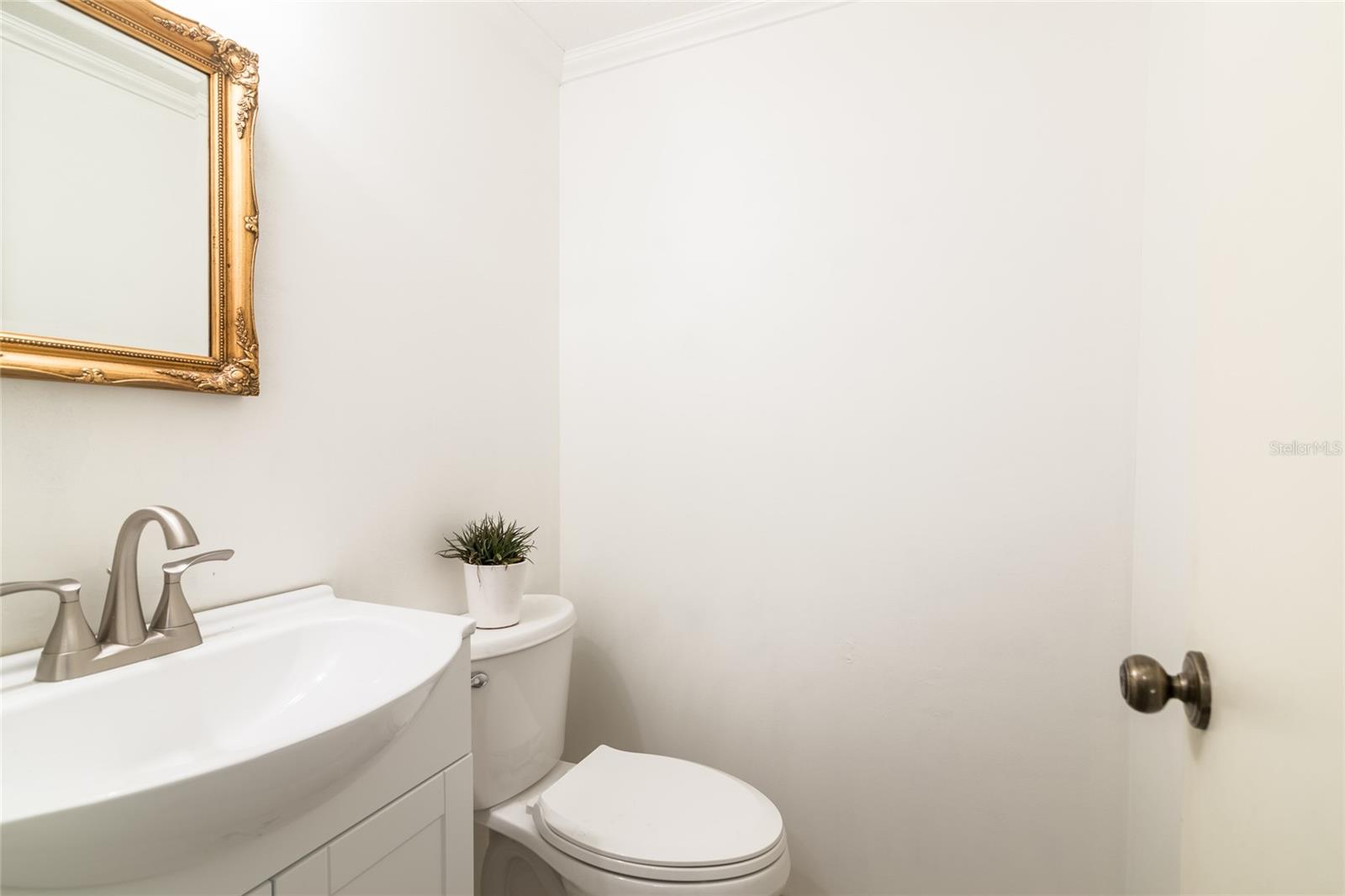 1/2 bathroom on first floor.