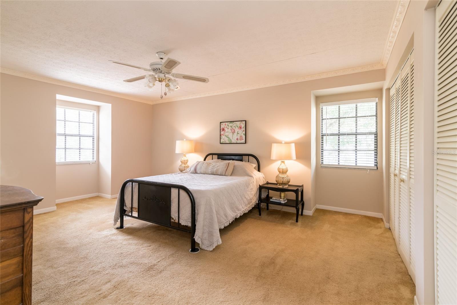 Master bedroom. It has 2 large closets.