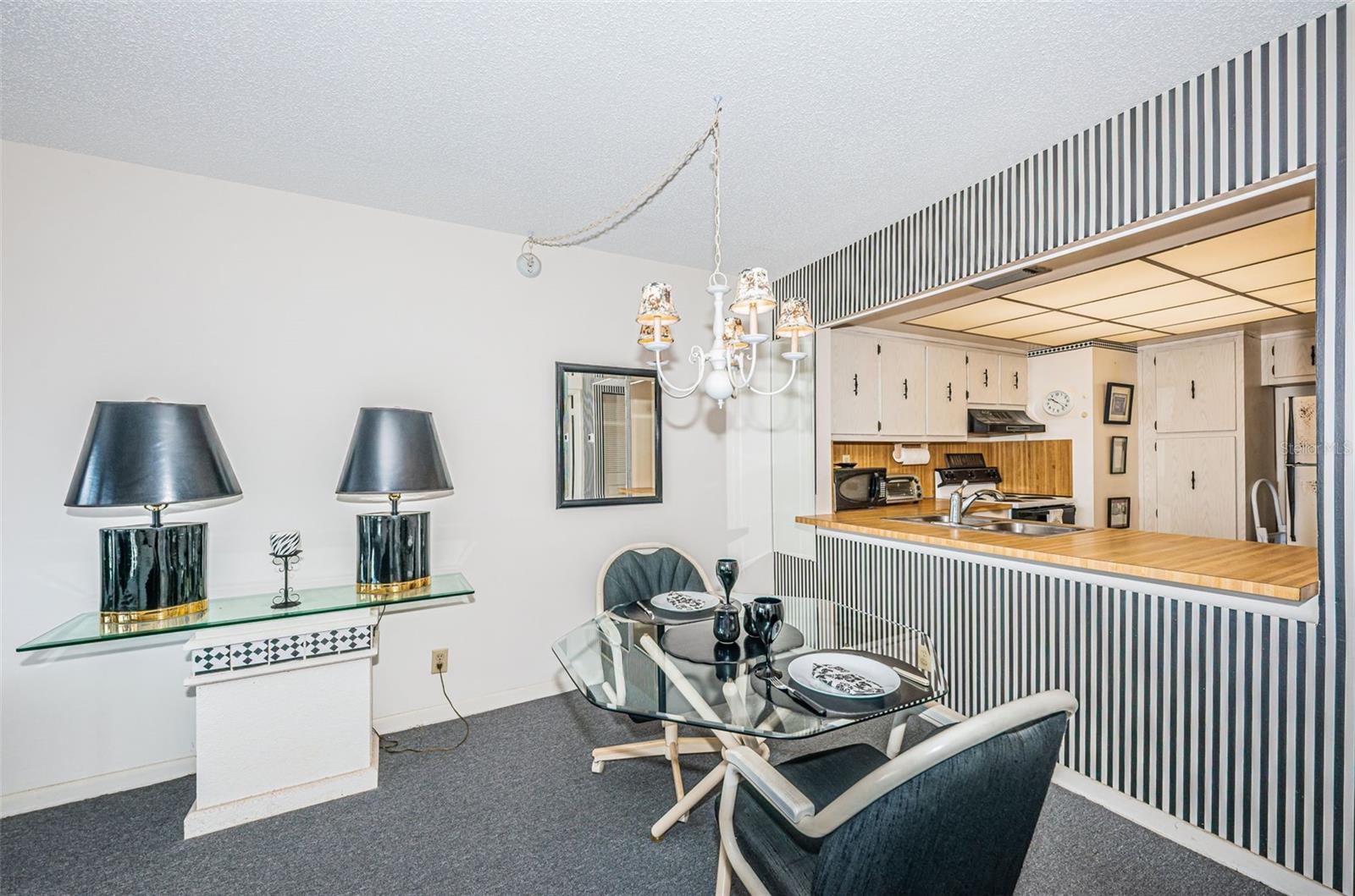 Dining Area with View into Kitchen
