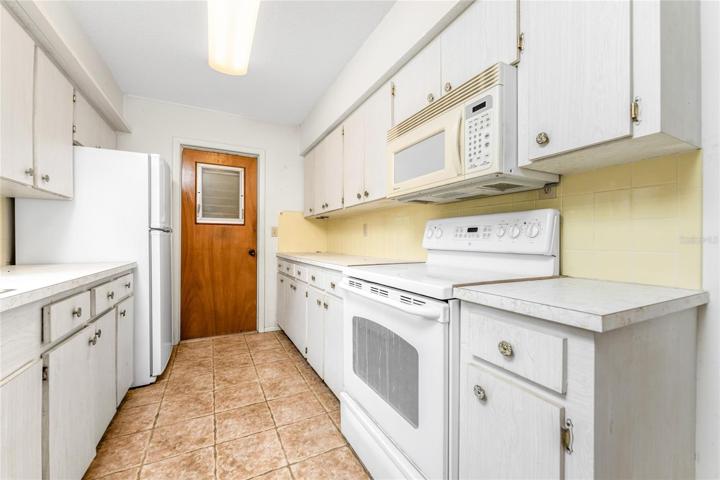 Convenient entry from the garage into the kitchen.