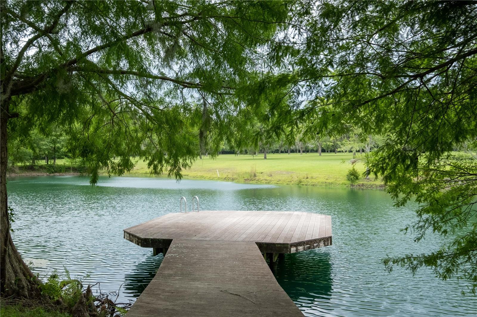 Fresh water pond w/dock for fishing