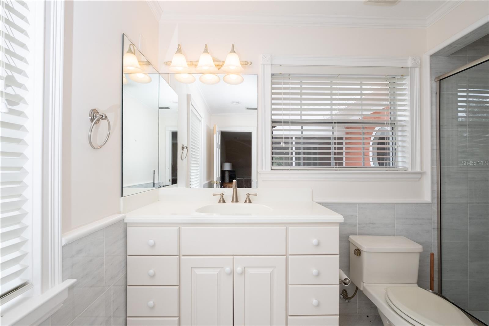 Upstairs guest bathroom
