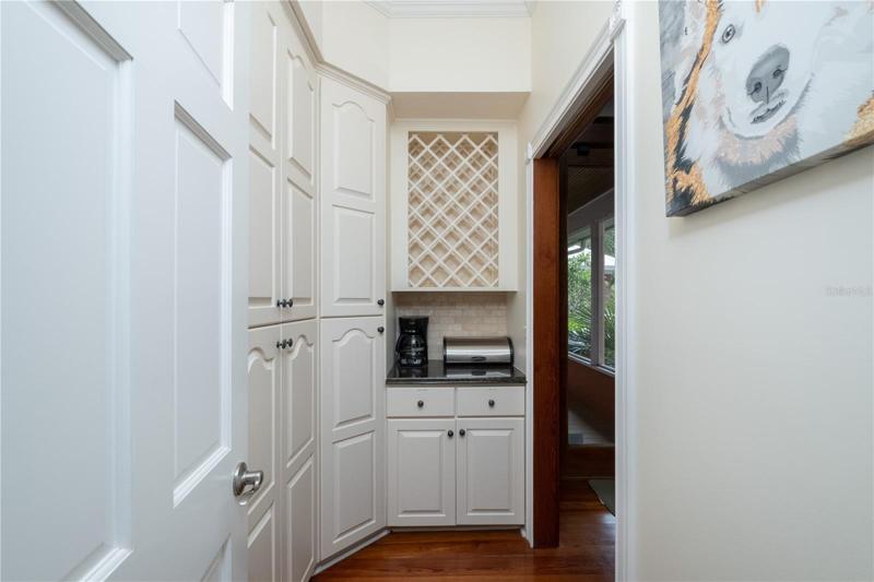 Pantry w/Coffee/Wine Station