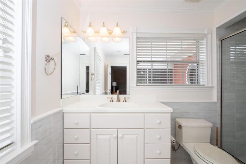 Upstairs guest bathroom