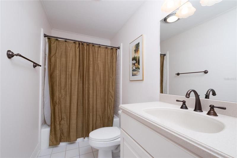 Upstairs guest bathroom