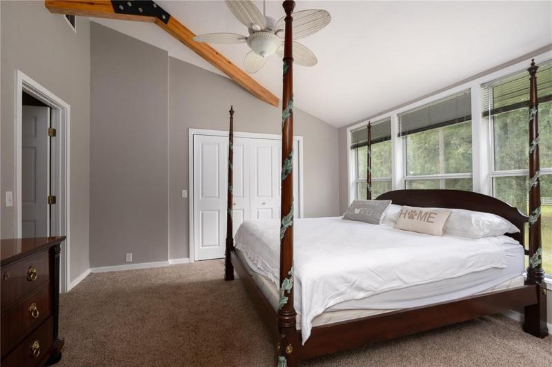 Tree house primary bedroom