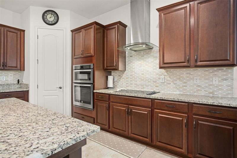 Elegant range hood.