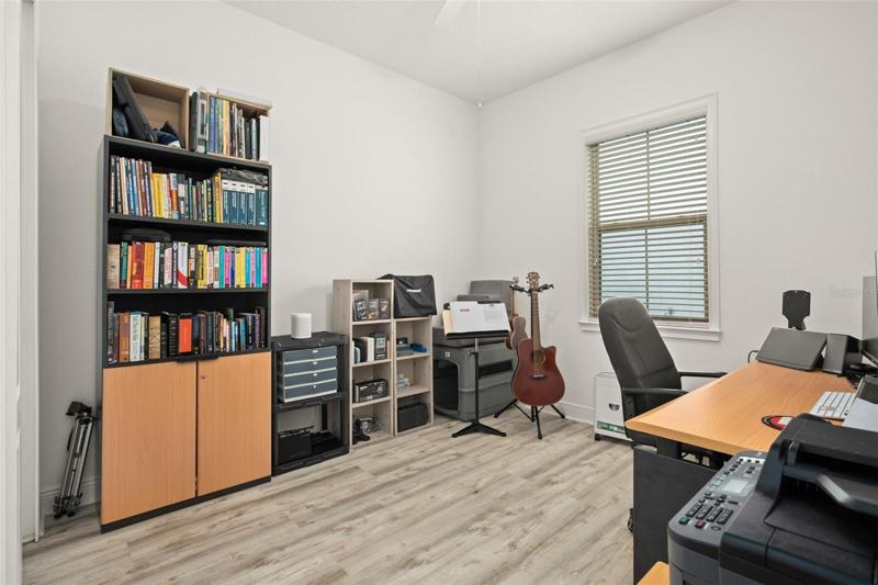 Spacious third bedroom.
