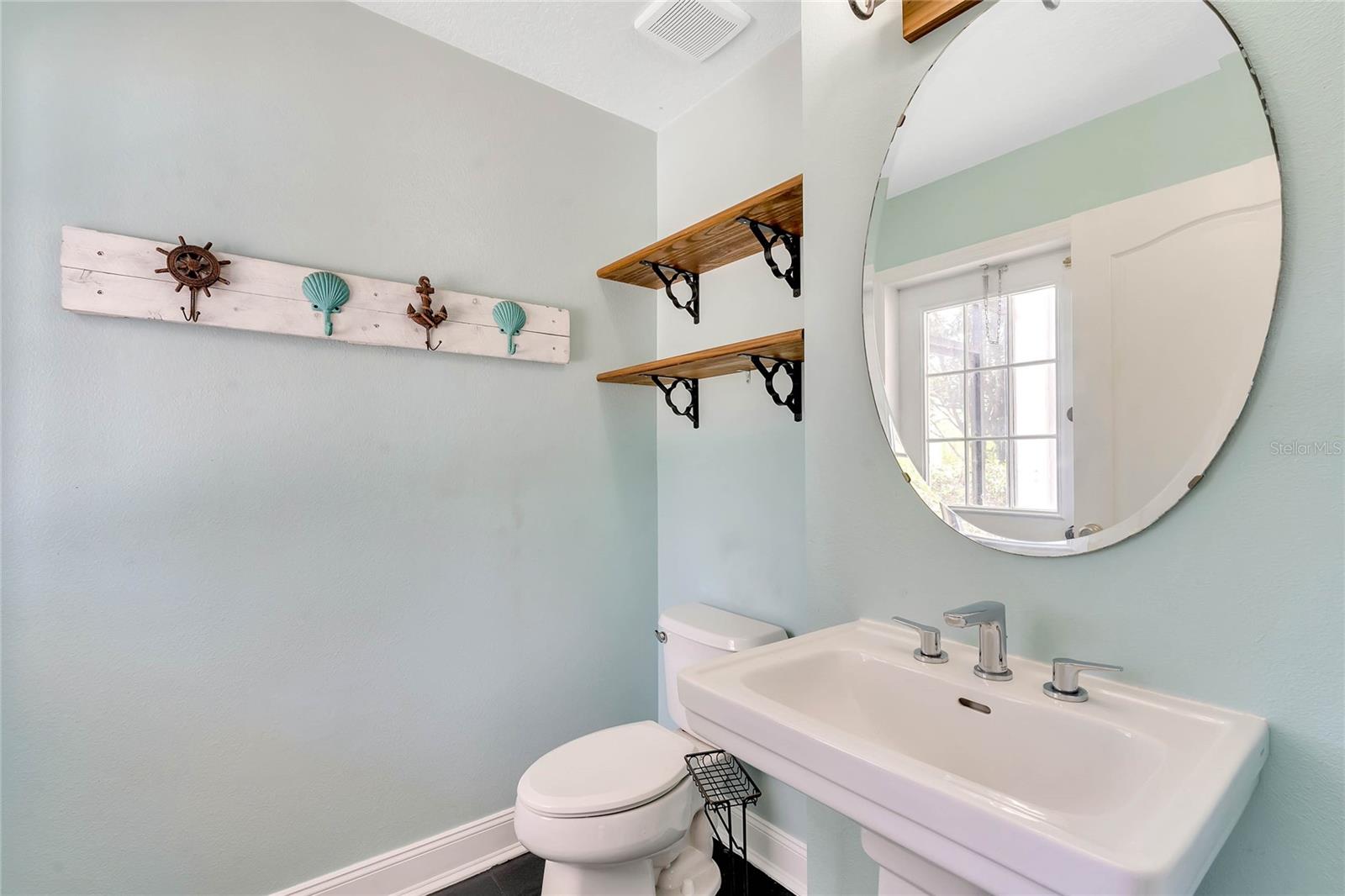 Half bathroom downstairs
