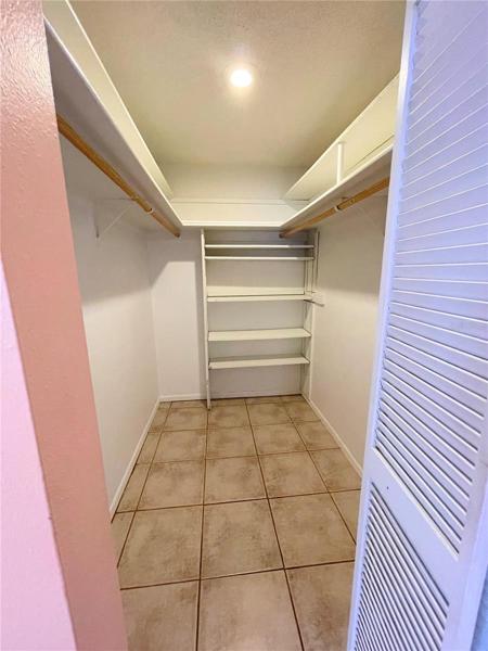 Master bedroom closet