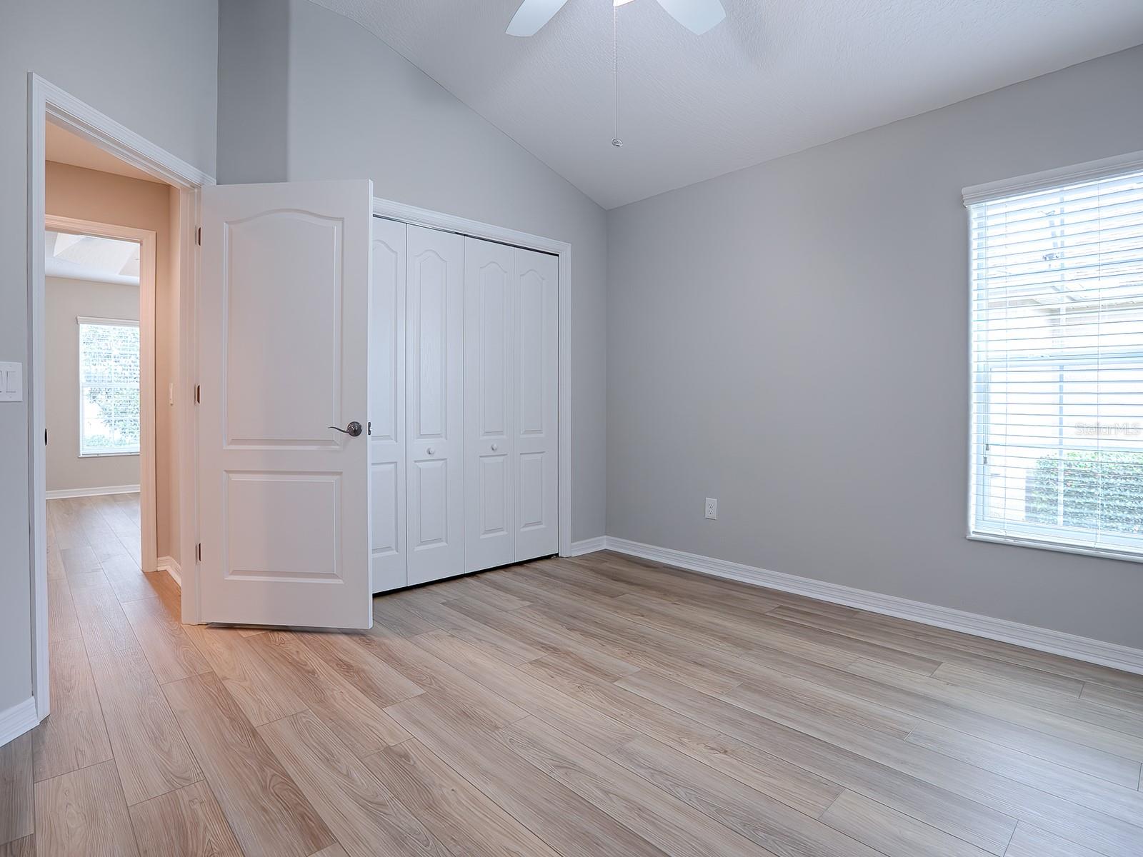 LARGE DOUBLE DOOR CLOSET TOO!