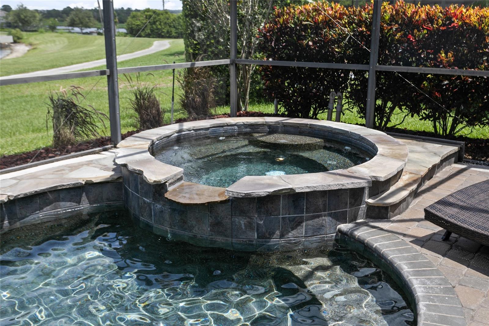 Spa with water jets