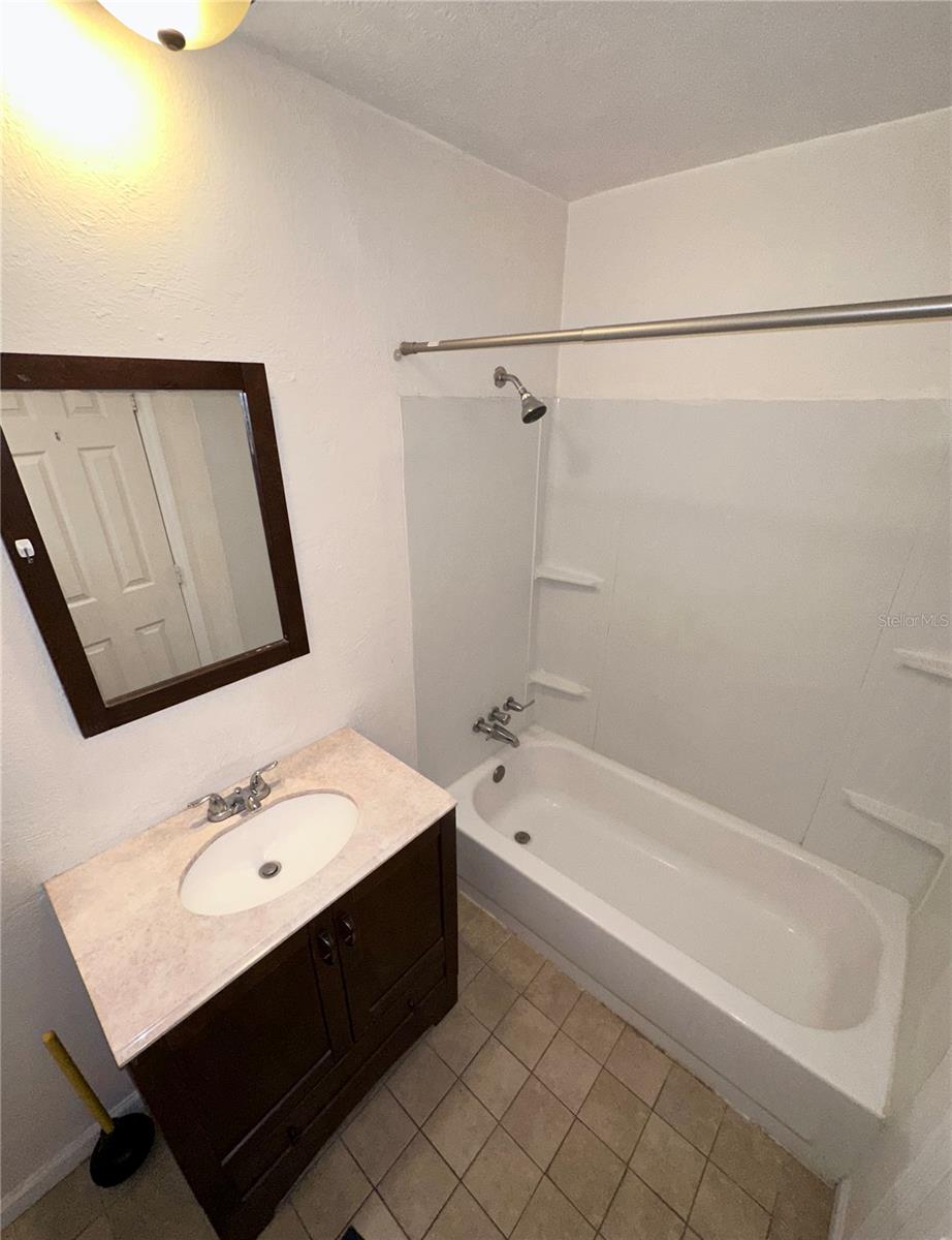 Hallway bathroom