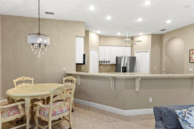 Eating Area adjacent to Great Room and Kitchen