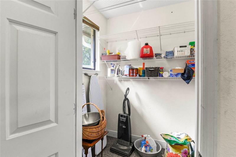 Storage Room off of Garage