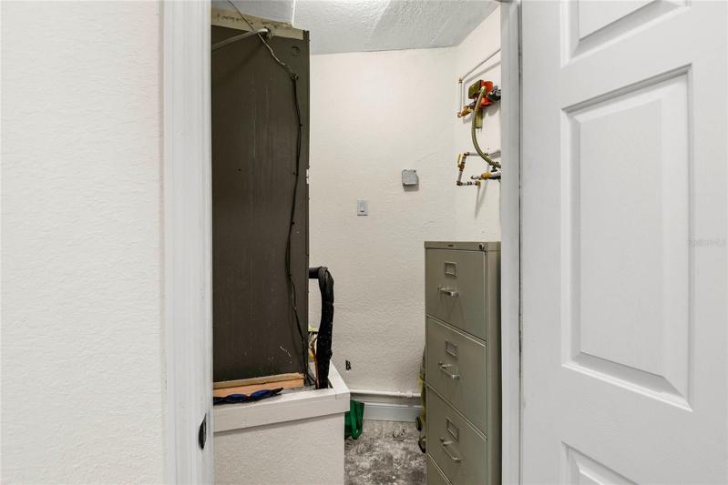 A/C Room off of Garage