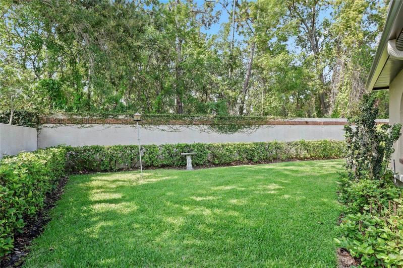 Private, Walled Back Yard