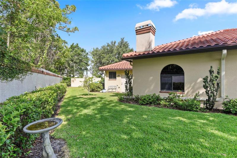 Private, Walled Back Yard