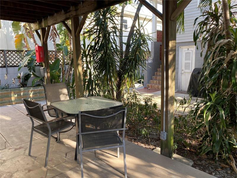 shared courtyard