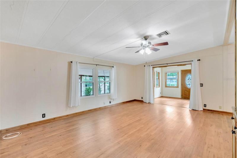 Living room looking into Florida Room