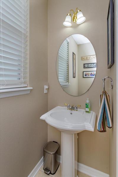 Half bath in bonus room