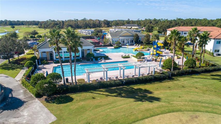 Olympic- and Resort-style pool w/slides