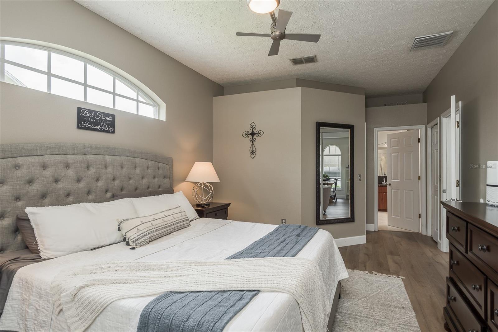 Master Bed on the Main Floor