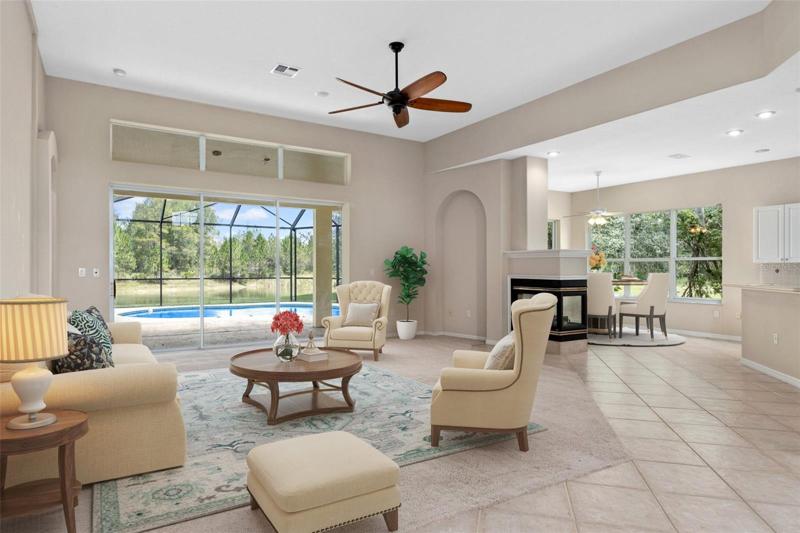 LIVING ROOM VIRTUALL STAGED