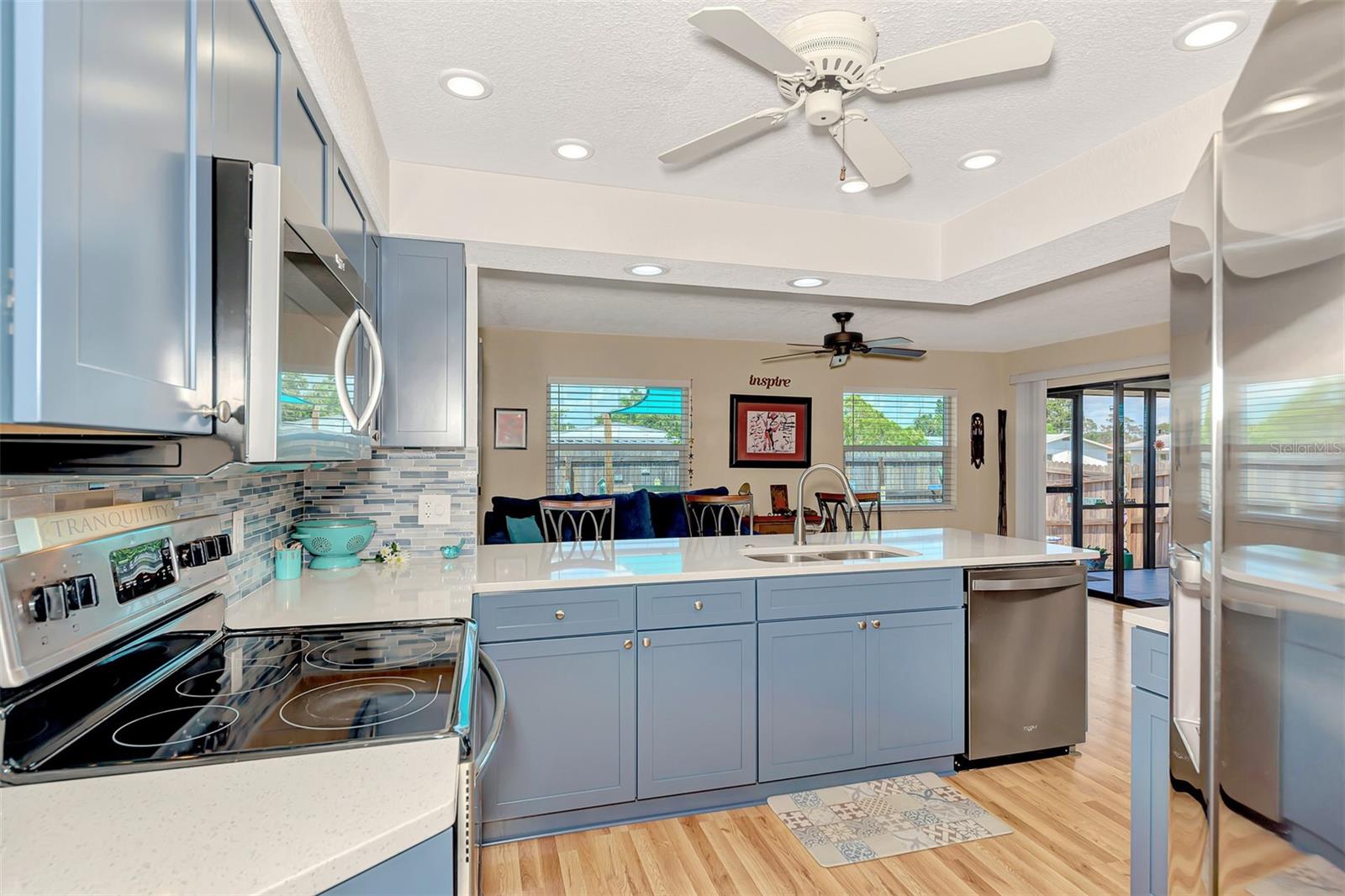 Quartz countertops &amp; quality cabinets installed in 2022