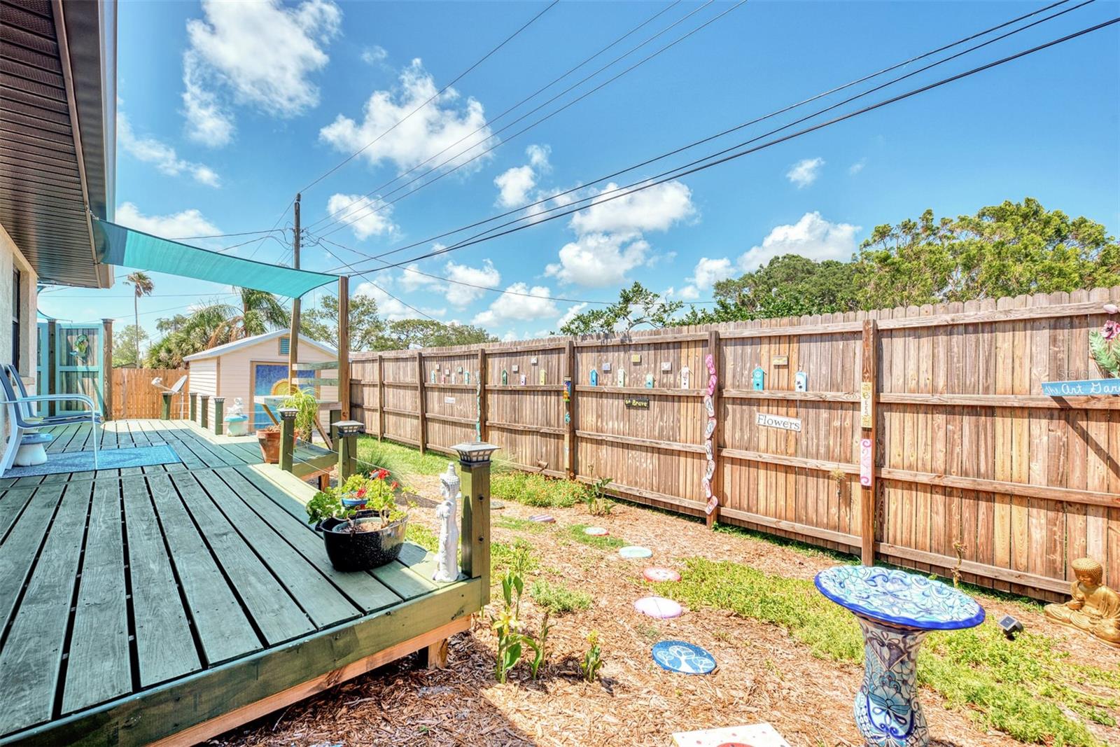 Lots of garden potential in this backyard!