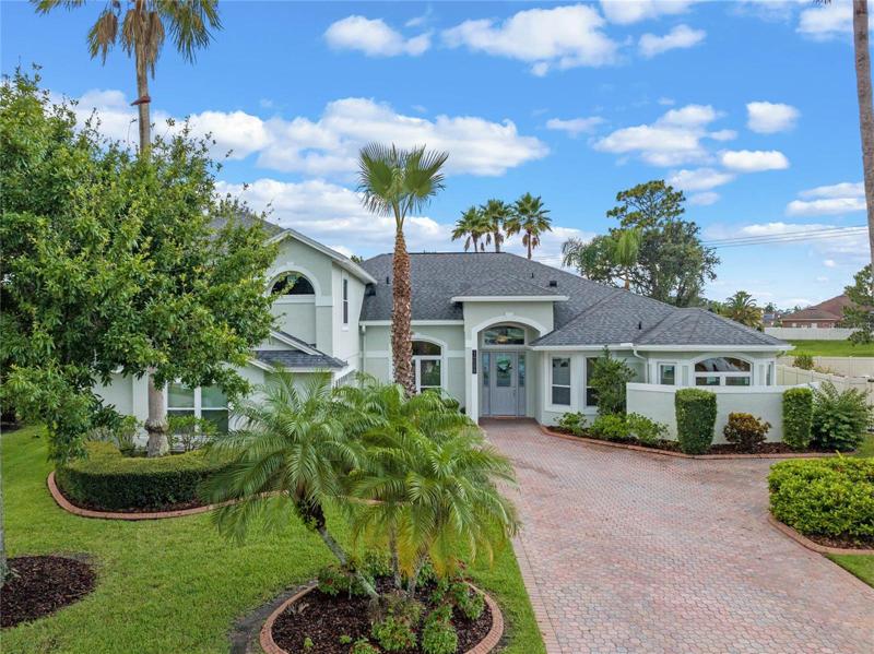Mature Lanscaping and Paver Driveway