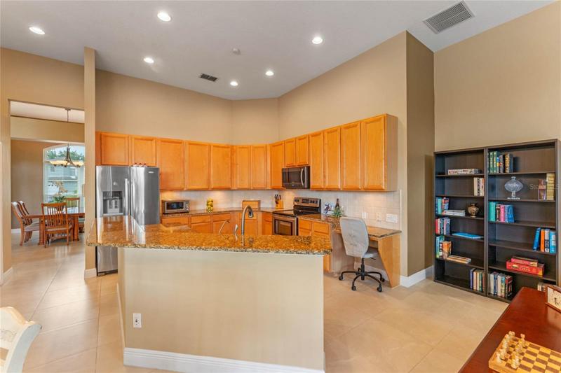 Open concept kitchen
