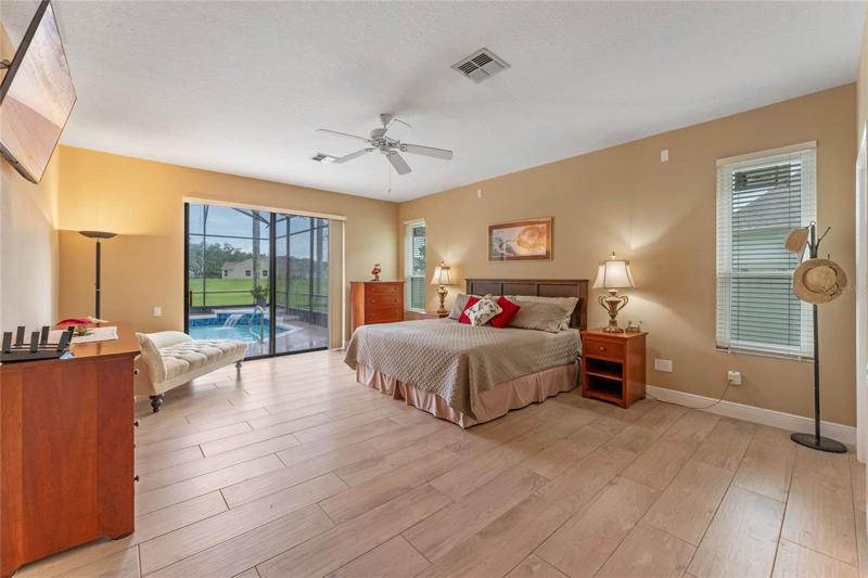Owner's Suite with beautiful tile flooring