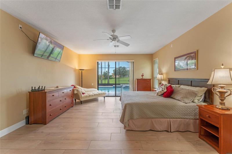 Owner's Suite with access to the pool
