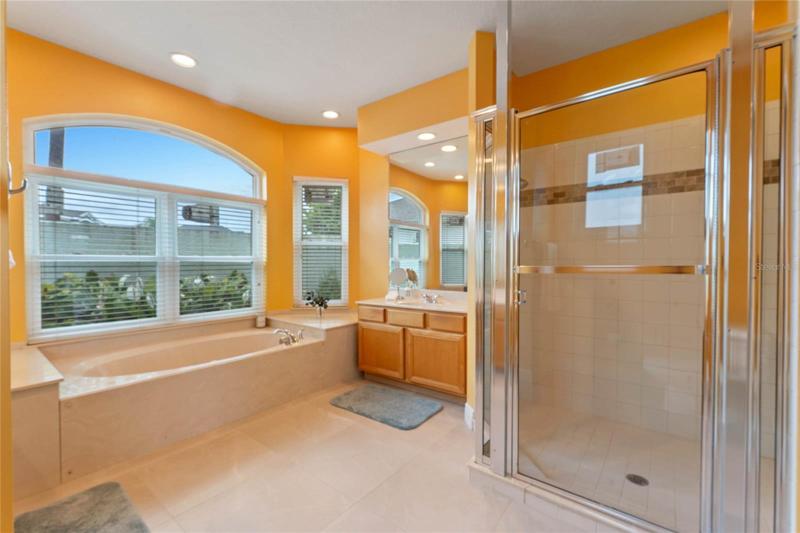 Ensuite bath with separate shower and tub
